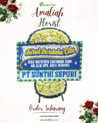 Papan Bunga Duka di Matan Hilir Selatan