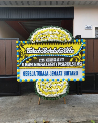 Papan Bunga Duka di Matan Hilir Selatan