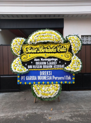 Papan Bunga Duka di Matan Hilir Selatan