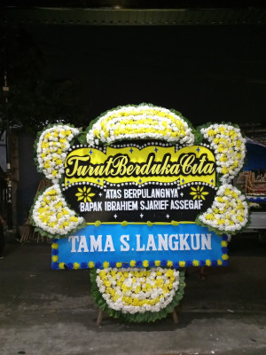Papan Bunga Duka di Matan Hilir Selatan